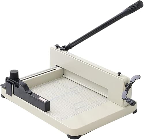 Japard Robuster Papierschneider, 30,5 cm Schneidemaschine, 500 Blatt Papierschneider mit doppeltem Sicherheitsschutz und langlebiger Klinge zum Schneiden von Papier Japard Robuster Papierschneider, 30,5 cm Schneidemaschine, 500 Blatt Papierschneider mit doppeltem Sicherheitsschutz und langlebiger Klinge zum Schneiden von Papier von Japard