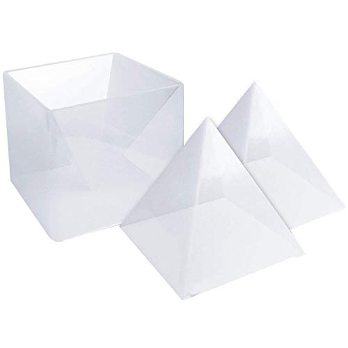 Jaqperd Grosse Harz Moldssilicone Pyramide Formen, Harz Guss Moulds Fuer Diy Orgon Pyramide, Perfekt Fuer Briefbeschwerer, Haus Dekoration Etc (Höhe: 15Cm / 5.9) von Jaqperd
