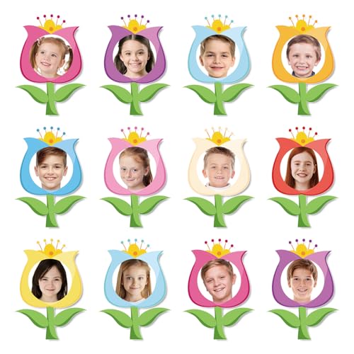 JarThenaAMCS 45 Stück Frühlingstulpen Blumen DIY Ausschnitte Bunte Blumenform Papier Schneiden Pinnwand Dekoration mit 100 Stück Klebepunkten für Party Klassenzimmer Zuhause Foto Handwerk JarThenaAMCS 45 Stück Frühlingstulpen Blumen DIY Ausschnitte Bunte Blumenform Papier Schneiden Pinnwand Dekoration mit 100 Stück Klebepunkten für Party Klassenzimmer Zuhause Foto Handwerk von JarThenaAMCS