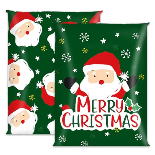 JarThenaAMCS Versandtaschen mit Weihnachtsmann-Motiv, 25,4 x 33 cm, selbstklebend, für Weihnachten, Winter, kleine Geschäftskleidung, 100 Stück JarThenaAMCS Versandtaschen mit Weihnachtsmann-Motiv, 25,4 x 33 cm, selbstklebend, für Weihnachten, Winter, kleine Geschäftskleidung, 100 Stück von JarThenaAMCS