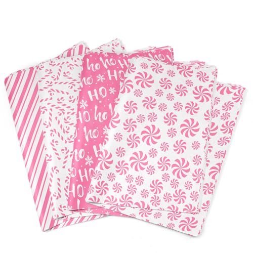 JarThenaAMCS Weihnachtliches Seidenpapier, rosa / weiß, Kunstseide, Zuckerstange, gestreift, Geschenkpapier für Weihnachten, Winter, Basteln, Geschenkverpackung, 35,6 x 50,8 cm, 100 Blatt JarThenaAMCS Weihnachtliches Seidenpapier, rosa / weiß, Kunstseide, Zuckerstange, gestreift, Geschenkpapier für Weihnachten, Winter, Basteln, Geschenkverpackung, 35,6 x 50,8 cm, 100 Blatt von JarThenaAMCS