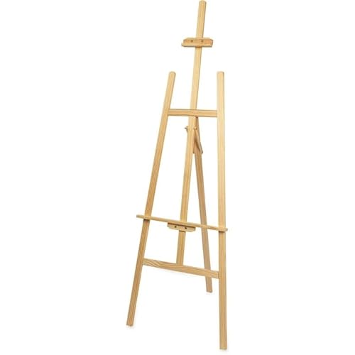 Jarograf Kreidetafel Schreibtafel Wandtafel schwarz Blackboard Tafel 47x60 cm, 47x79 cm, 60x87 cm, 80x100 cm (Staffelei aus Holz - natur) von Jarograf