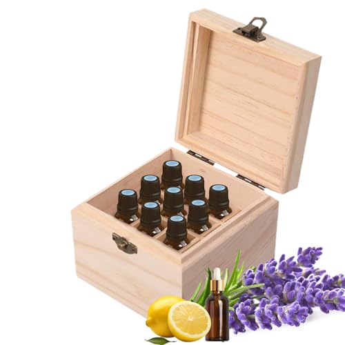 JasCherry 16 Slots Ätherisches Öl Box aus Holz, Tragbar ätherische öle Aufbewahrung Holzbox - Ideales Organisator für Ätherische Öle und Duftöle JasCherry 16 Slots Ätherisches Öl Box aus Holz, Tragbar ätherische öle Aufbewahrung Holzbox - Ideales Organisator für Ätherische Öle und Duftöle von JasCherry