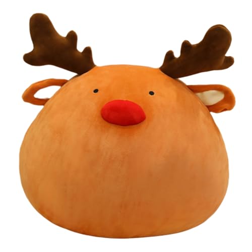 Jasaly Weihnachts- und Neujahrsdekoration, Kuschelkissen, Plüschdekoration, Sofaspielzeug, Kinderweihnachtskissen B von Jasaly