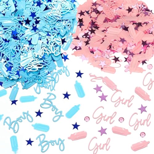 30 g Baby Gender Reveal Kit – Gender Reveal Dekorationen mit rosa und blauem Konfetti für Babypartys und Geschlechtsoffenbarungspartys 30 g Baby Gender Reveal Kit – Gender Reveal Dekorationen mit rosa und blauem Konfetti für Babypartys und Geschlechtsoffenbarungspartys von Jatipy