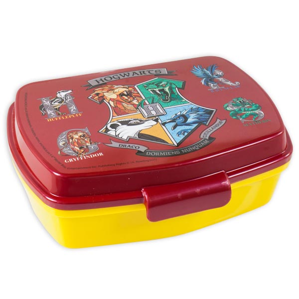 Harry Potter Lunchbox aus Kunststoff, 17,5cm x 13,5cm von Javoli