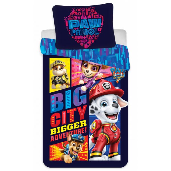 Paw Patrol Big City Kinderbettwäsche, 2-teilig, 100cm x 135cm