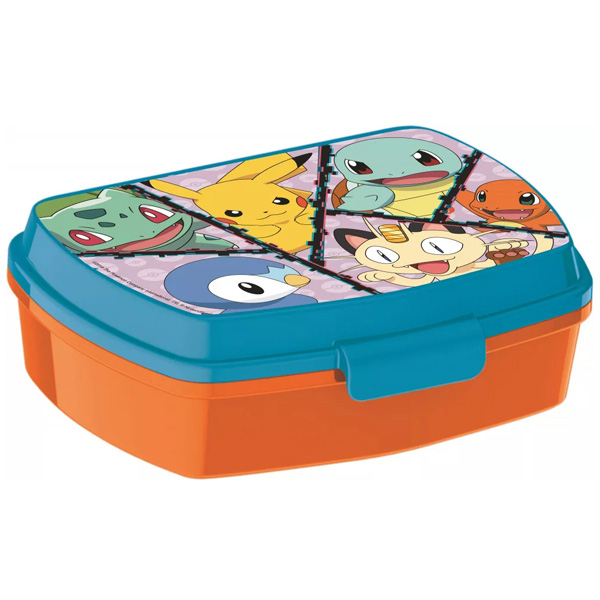 Pokemon Lunchbox aus Kunststoff, 17,5cm x 13,5cm von Javoli
