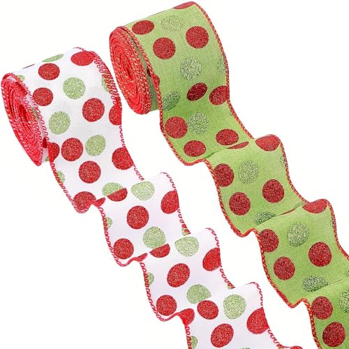Festival Home & Garden Decorations Fabric Ribbon Embellishment with Christmas Pattern for Seasonal Home Decoration Festival Home & Garden Decorations Fabric Ribbon Embellishment with Christmas Pattern for Seasonal Home Decoration von Javoryxh