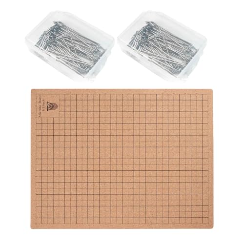 Flechtbrett-Set, doppelseitiges Flechtbrett mit Stecknadeln, Flechtzubehör, Flechtwerkzeug zum Flechten und Verknoten Flechtbrett-Set, doppelseitiges Flechtbrett mit Stecknadeln, Flechtzubehör, Flechtwerkzeug zum Flechten und Verknoten von Javoryxh