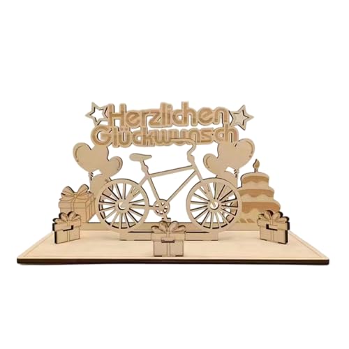 Handgefertigte Fahrräder aus Holz, Tischdekoration, für Geburtstagsfeiern und Veranstaltungen, einfache Montage für kreative Heimdekorationen Handgefertigte Fahrräder aus Holz, Tischdekoration, für Geburtstagsfeiern und Veranstaltungen, einfache Montage für kreative Heimdekorationen von Javoryxh