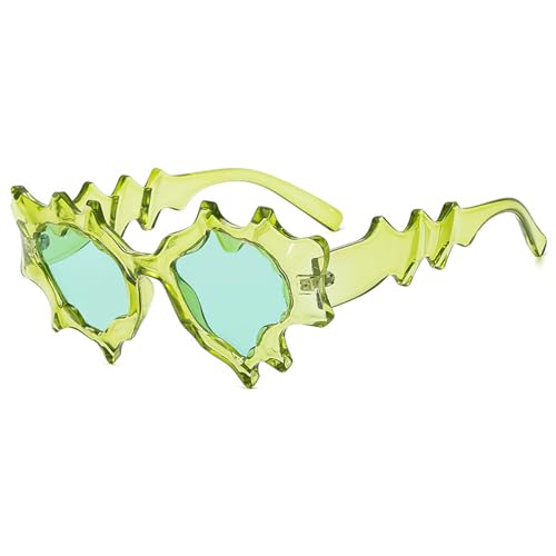 Javoryxh Unregelmäßiger Rahmen für Mädchen, Teenager, auffällig, Karneval, Party, Fotografie, Werkzeug, Outdoor-Camping-Brille von Javoryxh