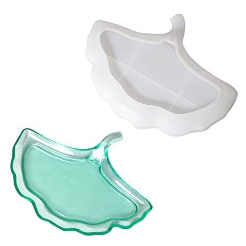 Seifenschale, Silikonform für Harzgussschale, Schmucktablett, Harzform, Blatt-, Lippenstift-Halter von Javoryxh