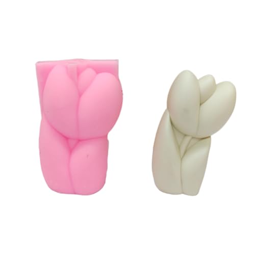 Silikonform in Blumenform, handgefertigt, Wachs, Tulpen, handgefertigte Aromen, Seife von Javoryxh