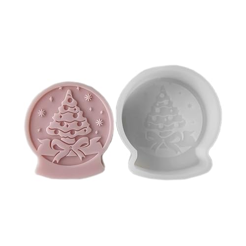 Silikonform in Weihnachtsform für Seifenherstellung, hochtemperaturbeständige Aromatherapie von Javoryxh