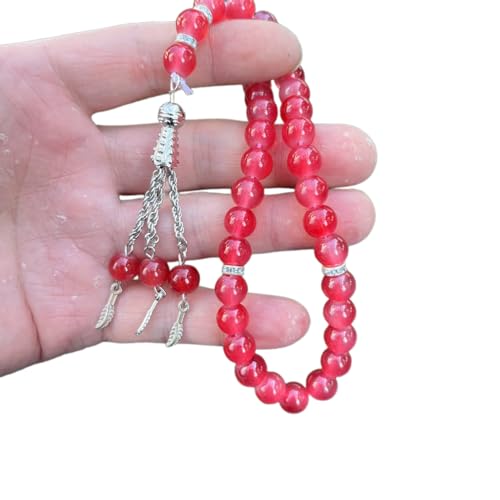 Tasbih Gebets-Rosenkranz-Perlen, modisch, dekorative Quasten, Religionsschmuck, Partyzubehör, 33 Stück Tasbih Gebets-Rosenkranz-Perlen, modisch, dekorative Quasten, Religionsschmuck, Partyzubehör, 33 Stück von Javoryxh