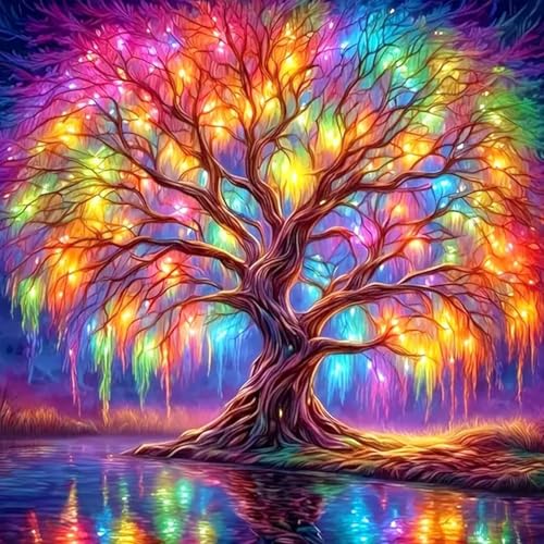 Jawecci Baum des Lebens Diamond Painting Erwachsene, 5D Diamant Painting Bilder Erwachsene Baum, DIY Runde Diamant Kunst Set Diamant Malerei Kinder für Home Dekor 30x40cm Jawecci Baum des Lebens Diamond Painting Erwachsene, 5D Diamant Painting Bilder Erwachsene Baum, DIY Runde Diamant Kunst Set Diamant Malerei Kinder für Home Dekor 30x40cm von Jawecci