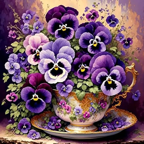 Jawecci Blumen Diamond Painting Erwachsene, 5D Diamant Painting Bilder Erwachsene Vase Blumen, DIY Runde Diamant Kunst Set Diamant Malerei Kinder für Home Dekor 30x40cm Jawecci Blumen Diamond Painting Erwachsene, 5D Diamant Painting Bilder Erwachsene Vase Blumen, DIY Runde Diamant Kunst Set Diamant Malerei Kinder für Home Dekor 30x40cm von Jawecci