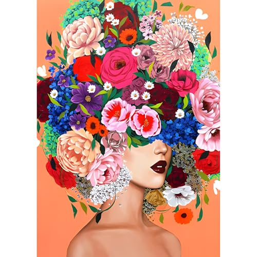 Jawecci Diamond Painting Studentin Erwachsene, 5D Diamant Painting Bilder Erwachsene Anfänger, DIY Runde Steine Diamant Kunst Set Diamant Malerei Kinder für Home Dekor 30x40cm von Jawecci