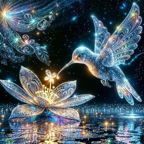 Jawecci Kristallvogel Diamond Painting Erwachsene, 5D Diamant Painting Tiere Bilder Erwachsene Anfänger, DIY Diamant Kunst Set Diamant Malerei Kinder für Home Dekor 30x30cm Jawecci Kristallvogel Diamond Painting Erwachsene, 5D Diamant Painting Tiere Bilder Erwachsene Anfänger, DIY Diamant Kunst Set Diamant Malerei Kinder für Home Dekor 30x30cm von Jawecci