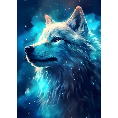 Jawecci Wolf Diamond Painting Erwachsene, 5D Wolf Diamant Painting Bilder Erwachsene Anfänger, DIY Runde Steine Diamant Kunst Set Diamant Malerei Kinder für Home Dekor 30x40cm Jawecci Wolf Diamond Painting Erwachsene, 5D Wolf Diamant Painting Bilder Erwachsene Anfänger, DIY Runde Steine Diamant Kunst Set Diamant Malerei Kinder für Home Dekor 30x40cm von Jawecci