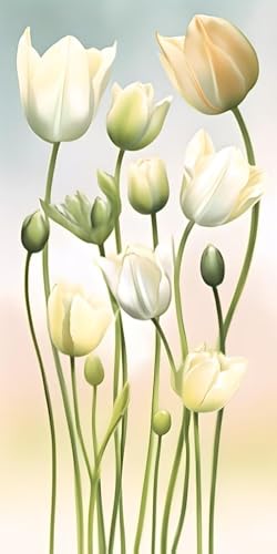 Diamond Painting Blumen Tulpen Diamond Art Painting Full Zubehör, Diamant Painting Bilder Erwachsene Groß Stickerei Kreuzstich Kinder Diamant Malerei Art Craft Wanddekoration Gifts 50x100cm Z-407 Diamond Painting Blumen Tulpen Diamond Art Painting Full Zubehör, Diamant Painting Bilder Erwachsene Groß Stickerei Kreuzstich Kinder Diamant Malerei Art Craft Wanddekoration Gifts 50x100cm Z-407 von Jaxiaco