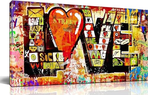 Diamond Painting Graffiti Liebe Diamond Art Painting Full Zubehör, Diamant Painting Bilder Erwachsene Groß Stickerei Kreuzstich Kinder Diamant Malerei Art Craft Wanddekoration Gifts 30x60cm F-200 Diamond Painting Graffiti Liebe Diamond Art Painting Full Zubehör, Diamant Painting Bilder Erwachsene Groß Stickerei Kreuzstich Kinder Diamant Malerei Art Craft Wanddekoration Gifts 30x60cm F-200 von Jaxiaco