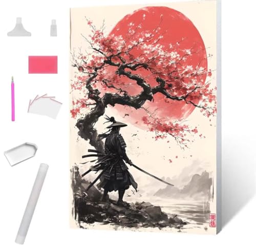 Japanische Samurai Diamond Painting Erwachsene 30x40cm, DIY 5D Diamant Painting Bilder kinder Malen Nach Zahlen Set, Diamond Art Full Diamant Malerei Kunst Basteln für Weihnachten Home Wand Dekor S741 Japanische Samurai Diamond Painting Erwachsene 30x40cm, DIY 5D Diamant Painting Bilder kinder Malen Nach Zahlen Set, Diamond Art Full Diamant Malerei Kunst Basteln für Weihnachten Home Wand Dekor S741 von Jaxiaco