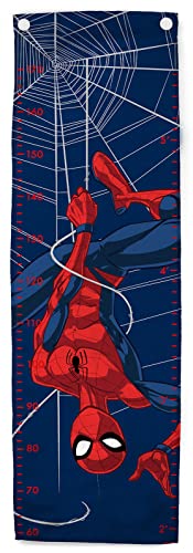 Jay Franco Marvel Spiderman Friendly Neighborhood Spider 170cm Wachstum Messlatte für Kinder von Jay Franco