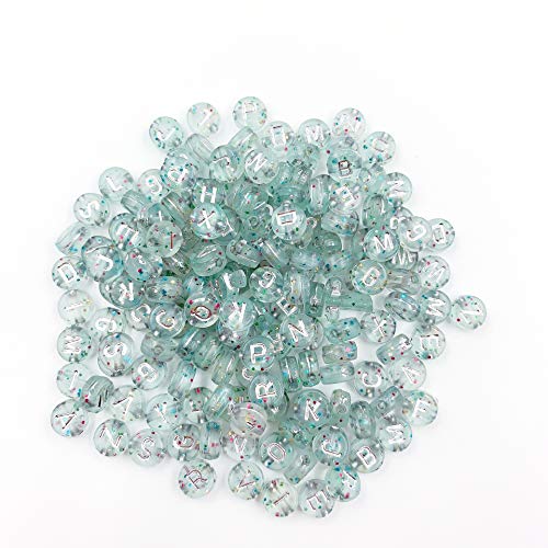200 Stück transparente Acryl-Alphabet-Buchstabenperlen 7mm flach runde Scheibe Münze A-Z Silber Buchstabenmuster Pony Perlen lose Abstandshalter Perlen Charms für DIY Schmuckherstellung 200 Stück transparente Acryl-Alphabet-Buchstabenperlen 7mm flach runde Scheibe Münze A-Z Silber Buchstabenmuster Pony Perlen lose Abstandshalter Perlen Charms für DIY Schmuckherstellung von Jaydis