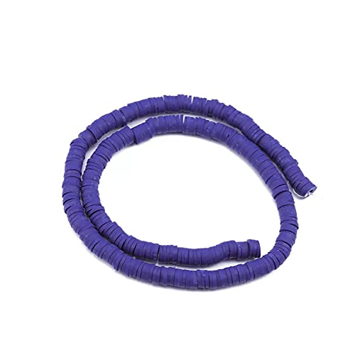 400 Stück Heishi Vinyl-Perlen 6mm Flache Polymer-Ton-Abstandsperlen Handgefertigt Clay Perlen Tonperlen Rondelle Scheibe Lose Perlenstränge für DIY-Schmuck Halskette Chocker Armband von Jaydis