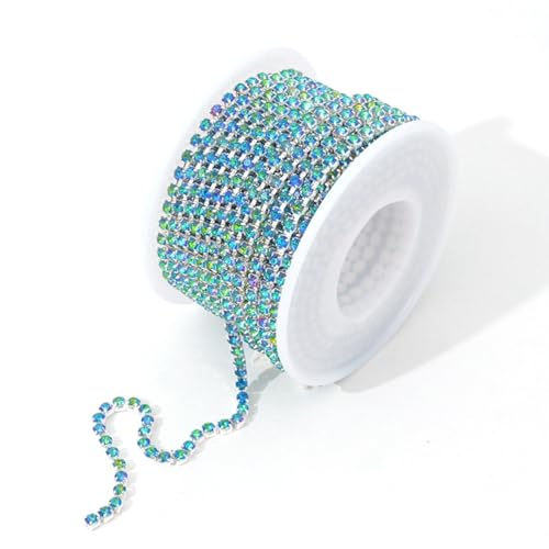 9,1 m, 3 mm Kristall-Strass-Kette, geschlossene Kette, SS12, Kristall-Strass-Klaue, Tassenkette, Glitzer, Diamant-Kette, Rolle zum Nähen, Schuhe, Kleidung, Tassen, DIY, Schmuckherstellung, Handwerk 9,1 m, 3 mm Kristall-Strass-Kette, geschlossene Kette, SS12, Kristall-Strass-Klaue, Tassenkette, Glitzer, Diamant-Kette, Rolle zum Nähen, Schuhe, Kleidung, Tassen, DIY, Schmuckherstellung, Handwerk von Jaydis