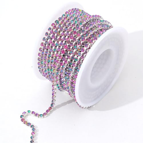 9,1 m, 3 mm Kristall-Strass-Kette, geschlossene Kette, SS12, Kristall-Strass-Klaue, Tassenkette, Glitzer, Diamant-Kette, Rolle zum Nähen, Schuhe, Kleidung, Tassen, DIY, Schmuckherstellung, Handwerk 9,1 m, 3 mm Kristall-Strass-Kette, geschlossene Kette, SS12, Kristall-Strass-Klaue, Tassenkette, Glitzer, Diamant-Kette, Rolle zum Nähen, Schuhe, Kleidung, Tassen, DIY, Schmuckherstellung, Handwerk von Jaydis