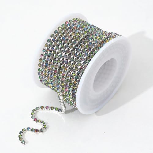 9,1 m, 3 mm Kristall-Strass-Kette, geschlossene Kette, SS12, Kristall-Strass-Klaue, Tassenkette, Glitzer, Diamant-Kette, Rolle zum Nähen, Schuhe, Kleidung, Tassen, DIY, Schmuckherstellung, Handwerk 9,1 m, 3 mm Kristall-Strass-Kette, geschlossene Kette, SS12, Kristall-Strass-Klaue, Tassenkette, Glitzer, Diamant-Kette, Rolle zum Nähen, Schuhe, Kleidung, Tassen, DIY, Schmuckherstellung, Handwerk von Jaydis
