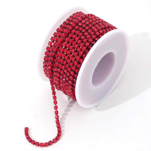 9,1 m, 3 mm Kristall-Strass-Kette, geschlossene Kette, SS12, Kristall-Strass-Klaue, Tassenkette, Glitzer, Diamant-Kette, Rolle zum Nähen, Schuhe, Kleidung, Tassen, DIY, Schmuckherstellung, Handwerk 9,1 m, 3 mm Kristall-Strass-Kette, geschlossene Kette, SS12, Kristall-Strass-Klaue, Tassenkette, Glitzer, Diamant-Kette, Rolle zum Nähen, Schuhe, Kleidung, Tassen, DIY, Schmuckherstellung, Handwerk von Jaydis