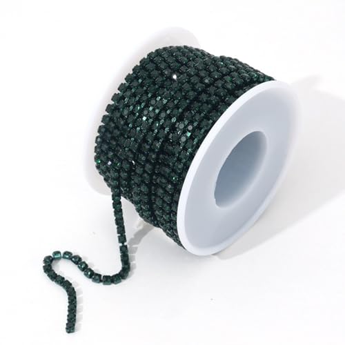 9,1 m, 3 mm Kristall-Strass-Kette, geschlossene Kette, SS12, Kristall-Strass-Klaue, Tassenkette, Glitzer-Diamant-Kette, Rolle für Schuhanhänger, Handwerk, Schmuckherstellung, Hochzeit, DIY-Dekoration 9,1 m, 3 mm Kristall-Strass-Kette, geschlossene Kette, SS12, Kristall-Strass-Klaue, Tassenkette, Glitzer-Diamant-Kette, Rolle für Schuhanhänger, Handwerk, Schmuckherstellung, Hochzeit, DIY-Dekoration von Jaydis