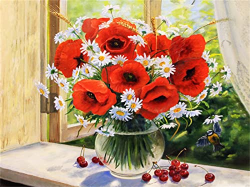 Diamant Painting Bilder groß,Blumenlandschaft 5D Diamond Painting,Diamant Painting Erwachsene Kinder,Diamond Paint Full Set,Kristall Stickerei Kunsthandwerk Wall Eingang Dekor Square Drill 50x70cm Diamant Painting Bilder groß,Blumenlandschaft 5D Diamond Painting,Diamant Painting Erwachsene Kinder,Diamond Paint Full Set,Kristall Stickerei Kunsthandwerk Wall Eingang Dekor Square Drill 50x70cm von Jayogo