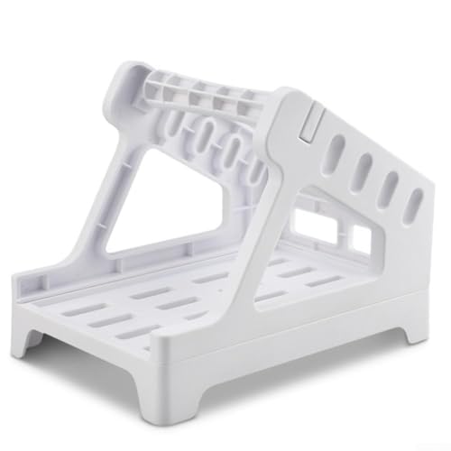 Kompakter Thermo-Etikettenhalter für nahtlose Integration mit Desktop-Druckern (weiß) von Jayruit