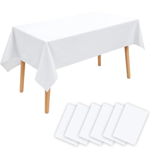 6 Stück tischdecke weiß, einweg tischdecke, weiße tischdeckes, tischdeckenrolle, tischdeckes Weiss, für Picknick, Weihnachten, Picknick, Hochzeit, Kindergeburtstag Tischtücher 6 Stück tischdecke weiß, einweg tischdecke, weiße tischdeckes, tischdeckenrolle, tischdeckes Weiss, für Picknick, Weihnachten, Picknick, Hochzeit, Kindergeburtstag Tischtücher von JazRvr