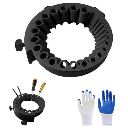 Bohrerschärfgerät, Bohrer Schleifen Und Bohrer Schleifgerät, 2 Bis 13 Mm Bohrerschleifer, ABS Material, Ideal Für Werkstatt Und Heimgebrauch, Inklusive Nitrilhandschuhe von JazRvr