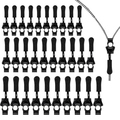 Reißverschluss Reparatur Set, 30 Stück Universal Reissverschluss Zipper Ersatz, 3 Größen Fix Reissverschluss Reparieren Kit Für Jacken Koffer Rucksäcke Reißverschluss Reparatur Set, 30 Stück Universal Reissverschluss Zipper Ersatz, 3 Größen Fix Reissverschluss Reparieren Kit Für Jacken Koffer Rucksäcke von JazRvr