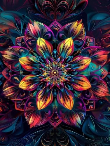 Diamond Painting Erwachsene Bunt 5D Diamant Painting Bilder Mandala 80x110 cm Mosaikherstellung Basteln Erwachsene Runder Vollbohrer Crystal art Diamant Malerei Stickerei Set für Home Wall Decor H0-41 Diamond Painting Erwachsene Bunt 5D Diamant Painting Bilder Mandala 80x110 cm Mosaikherstellung Basteln Erwachsene Runder Vollbohrer Crystal art Diamant Malerei Stickerei Set für Home Wall Decor H0-41 von Jaznnghh