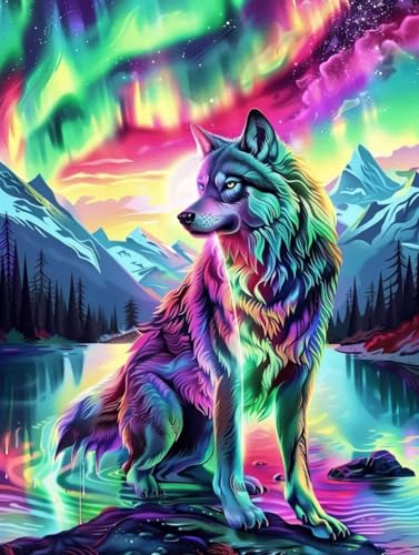 Diamond Painting Erwachsene Bunt 5D Diamant Painting Bilder Wolf 20x30 cm Mosaikherstellung Basteln Erwachsene Runder Vollbohrer Crystal art Diamant Malerei Stickerei Set für Home Wall Decor H0-37 Diamond Painting Erwachsene Bunt 5D Diamant Painting Bilder Wolf 20x30 cm Mosaikherstellung Basteln Erwachsene Runder Vollbohrer Crystal art Diamant Malerei Stickerei Set für Home Wall Decor H0-37 von Jaznnghh