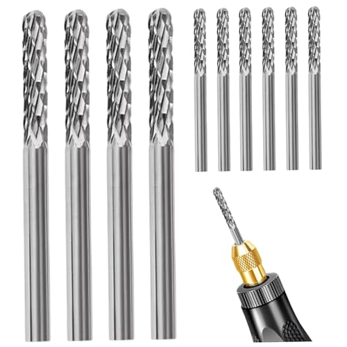 10 pcs Wolfram -Carbid -Bohrer 0, 3 cm Typ C Doppelgeschnittene Carbid Burr -Set Metallbohrer -Bohrer für DIY -Holzbearbeitung Metallpoliergravur 10 pcs Wolfram -Carbid -Bohrer 0, 3 cm Typ C Doppelgeschnittene Carbid Burr -Set Metallbohrer -Bohrer für DIY -Holzbearbeitung Metallpoliergravur von Jcasbdn