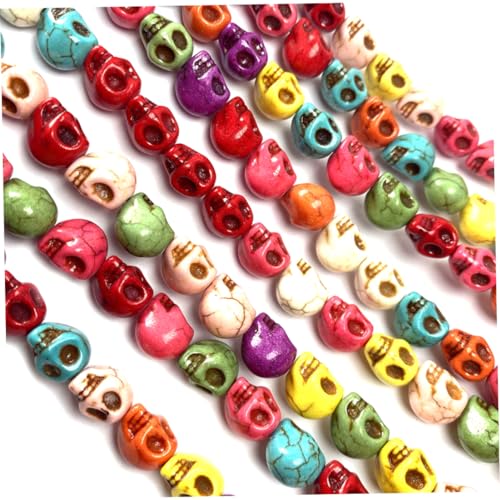 20 Stcs Bunte Schädelperlen Schmuck, die geschnitzte Perlen herstellen, mischen Farbe 9, 5 x 12 mm 20 Stcs Bunte Schädelperlen Schmuck, die geschnitzte Perlen herstellen, mischen Farbe 9, 5 x 12 mm von Jcasbdn