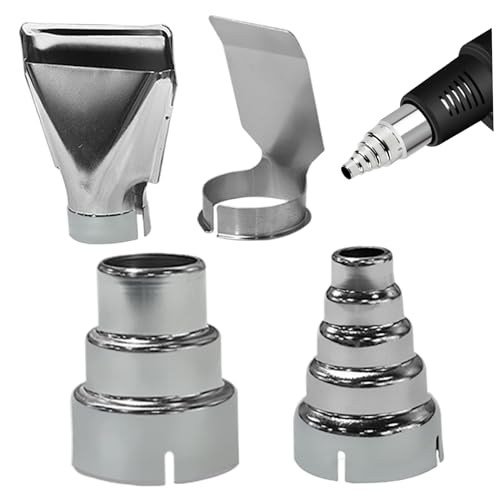 4pcs/Set Heorpuntedüse, Edelstahl -Heißpistolenbefestigungen, Lötzubehör zum Handwerk, Drahtabstreifen, Reparaturen, Plastikschweißen 4pcs/Set Heorpuntedüse, Edelstahl -Heißpistolenbefestigungen, Lötzubehör zum Handwerk, Drahtabstreifen, Reparaturen, Plastikschweißen von Jcasbdn