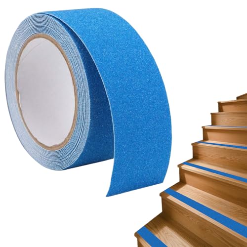 Jcasbdn Non -Slip -Klebeband, 16ftx2inch Frosted Anti Slip Tape, PVC wasserdichtem Griff für Pools, hohe Viskositäts -Anti -Treppenstreifen für Wannen, Treppen, Boden, Boote von Jcasbdn