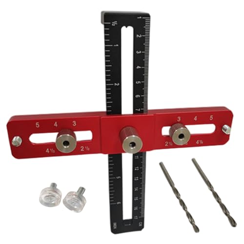 Kabinettshardware -Jig, Aluminiumlegierung einstellbarer Schrank Pull Jig, präzise und abnehmbar für die Installation Kabinettshardware -Jig, Aluminiumlegierung einstellbarer Schrank Pull Jig, präzise und abnehmbar für die Installation von Jcasbdn