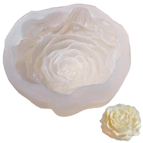 Kerzenformen 6,7 Zoll großer Größe 3D Pfingstrose Form DIY Dekorative Silikonformen für Kerzen Aromatherapie Seife Epoxidharz Kerzenformen 6,7 Zoll großer Größe 3D Pfingstrose Form DIY Dekorative Silikonformen für Kerzen Aromatherapie Seife Epoxidharz von Jcasbdn