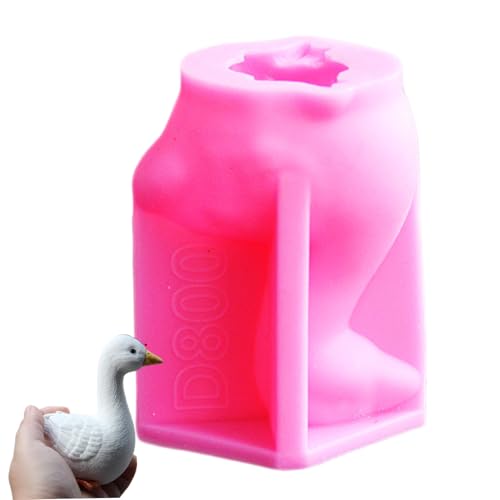 Tierformen, 5, 3 x 3, 9 Zoll 3D niedliche Silikonformen für Beton, Zement, Gips, Ton, Epoxidharz von Jcasbdn